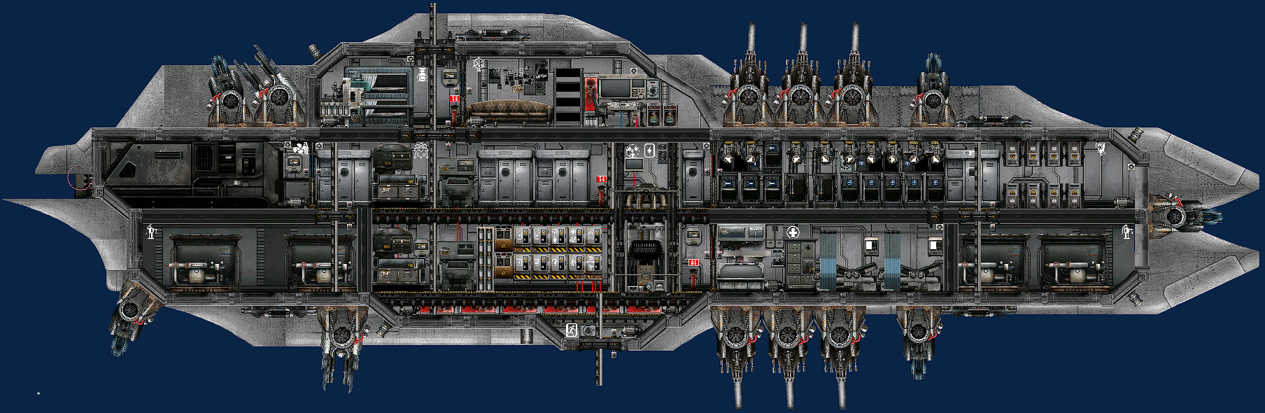 灰色地标级 深渊猎杀舰 – Barotrauma Mod