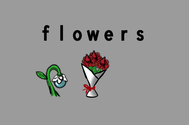 several productive flowers