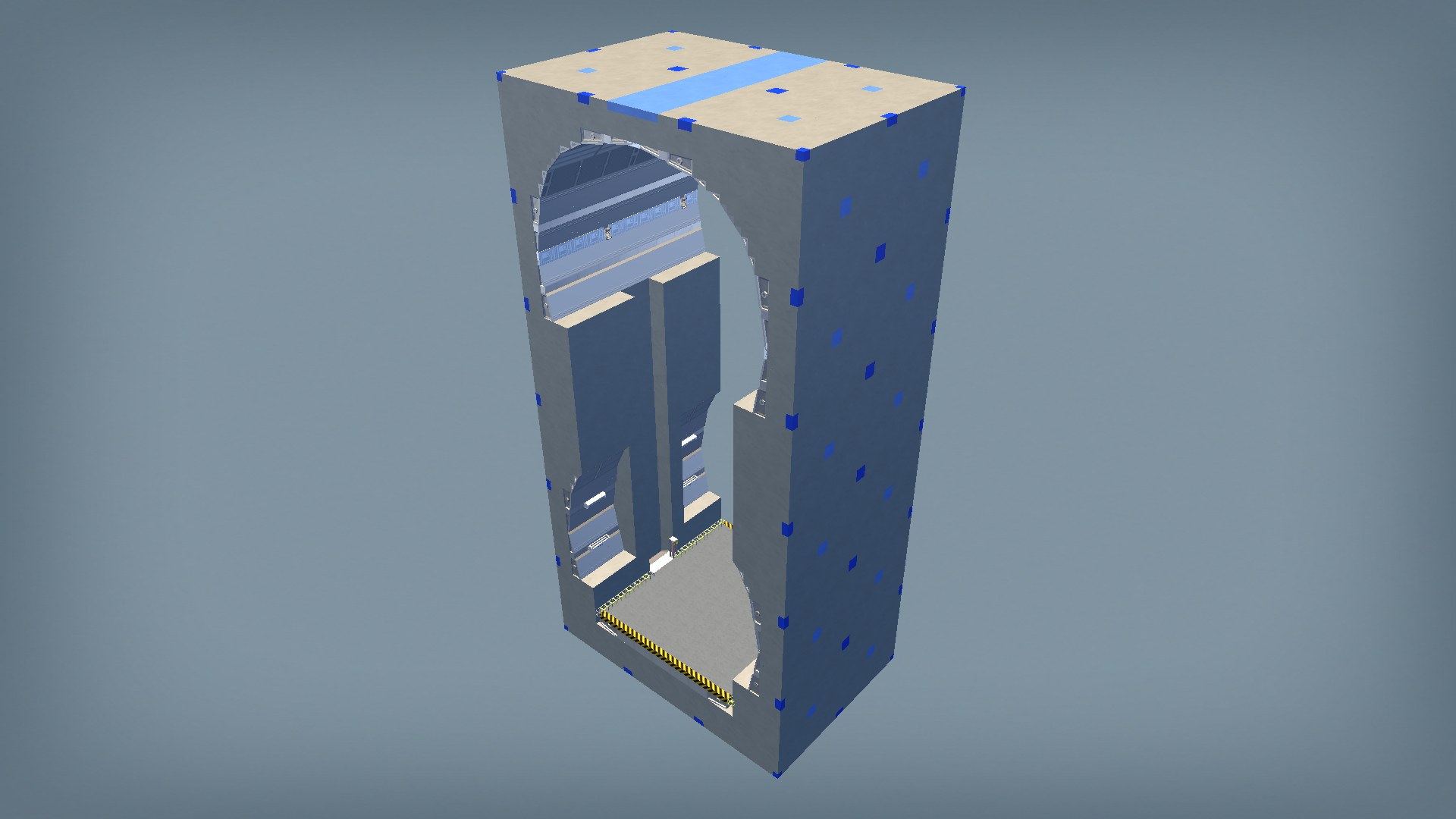b3k block tube corridor elevator