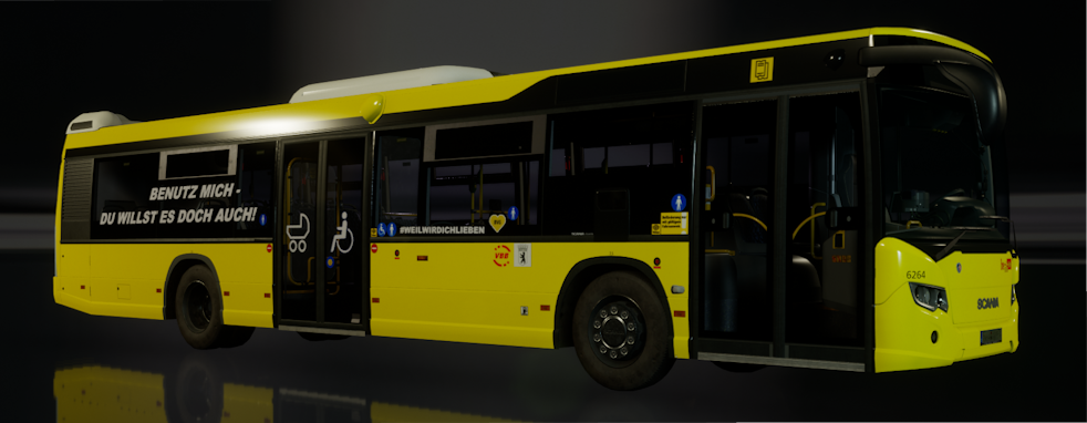 Scania mit Spruch ( 12M2D )
