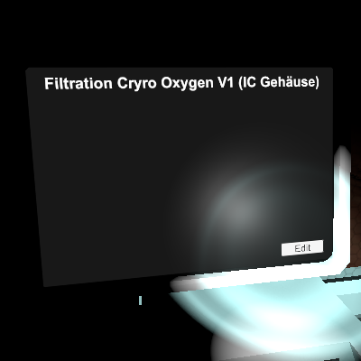Filtration Cryro Oxygen V1 (IC Gehäuse)