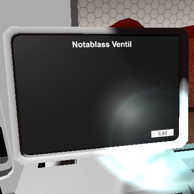 Notablass Ventil