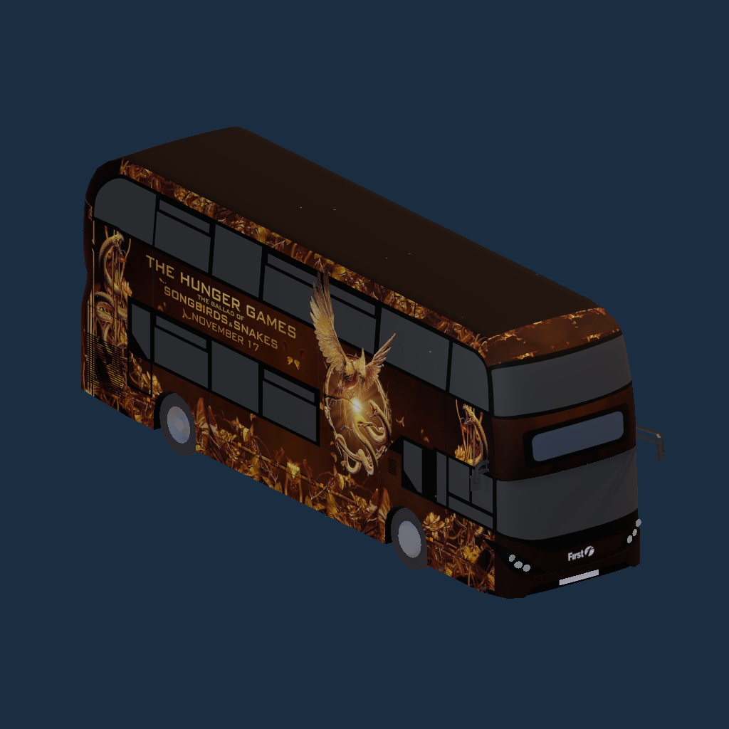 Wenviro400 First Bus Glasgow Hunger Games