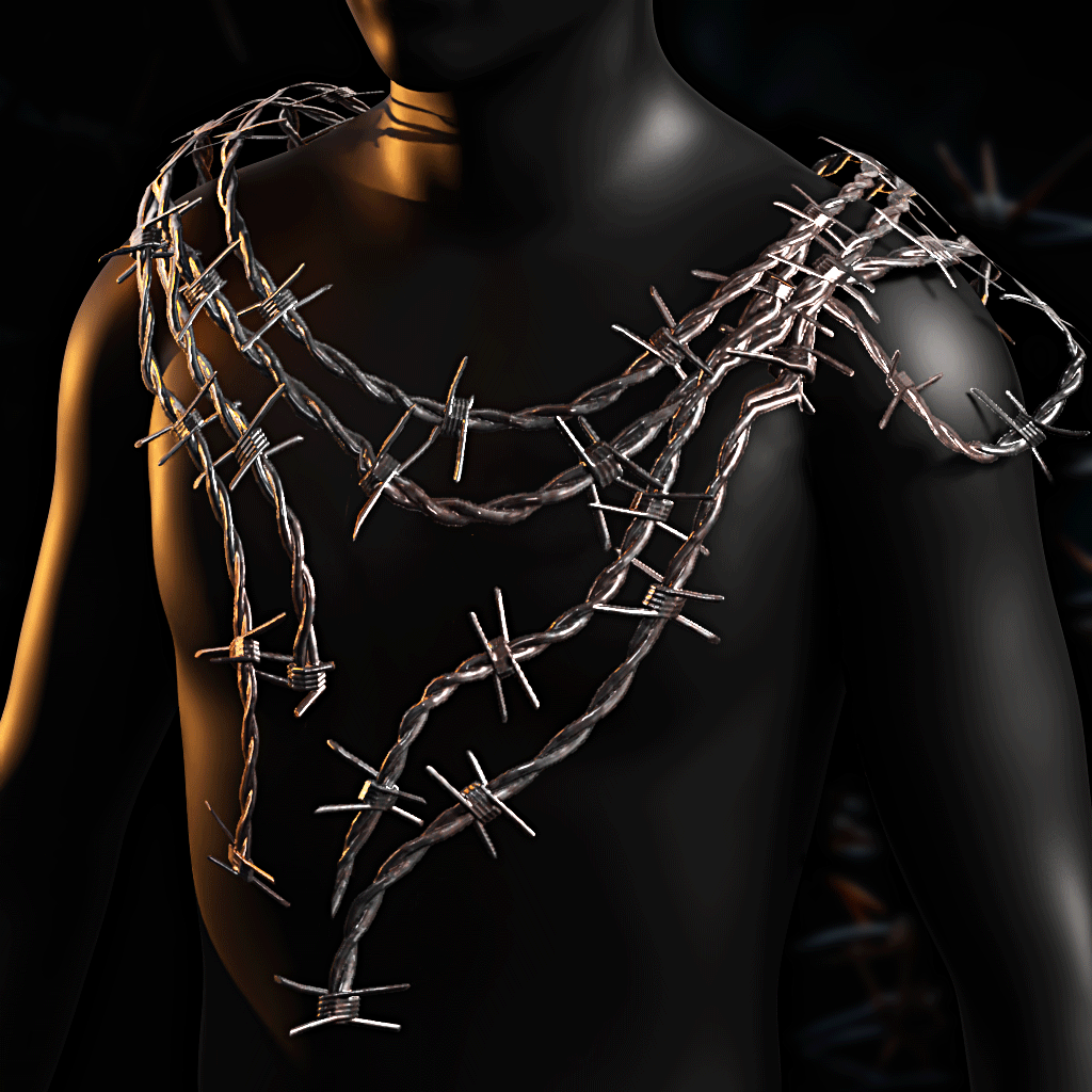 Barbed Wire Poncho