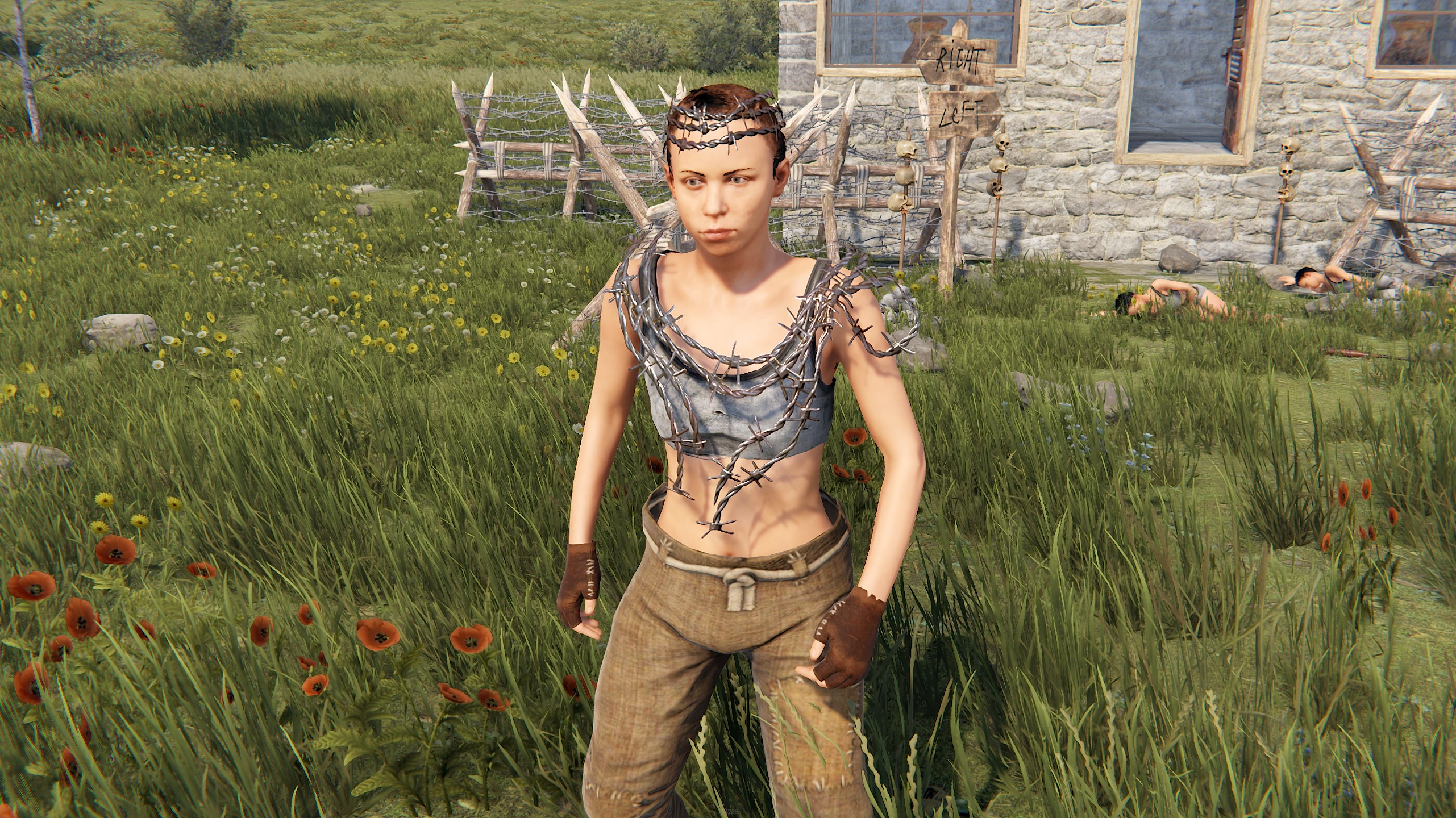 Barbed Wire Poncho