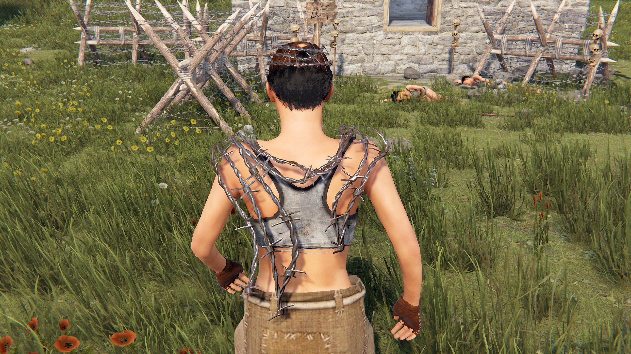Barbed Wire Poncho