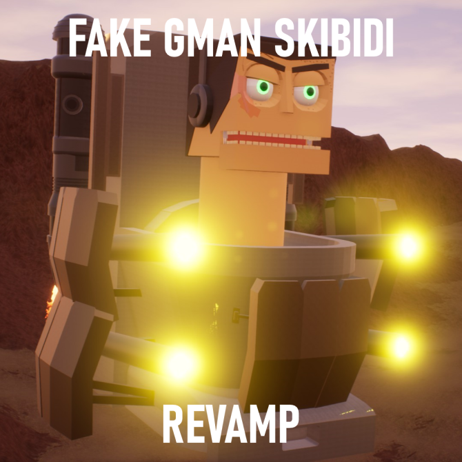 (1.7+) Fake G-Man Skibidi Toilet Revamp! Skibi