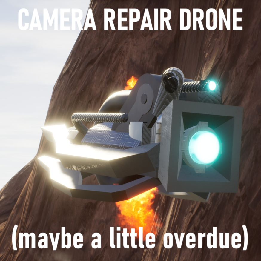 Camera Repair Drone! Skibi