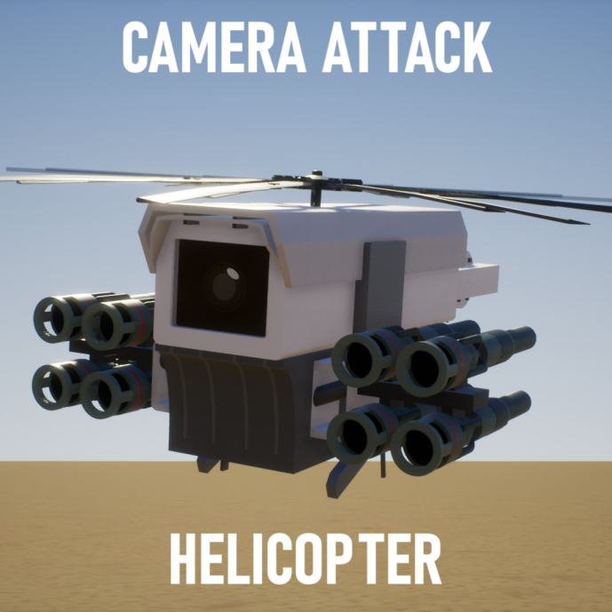 Camera Attack Helicopter! Skibi