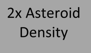 2x Asteroid Density (w/ Megaroids)