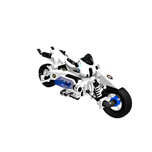 Police Pursuit Motorcycle