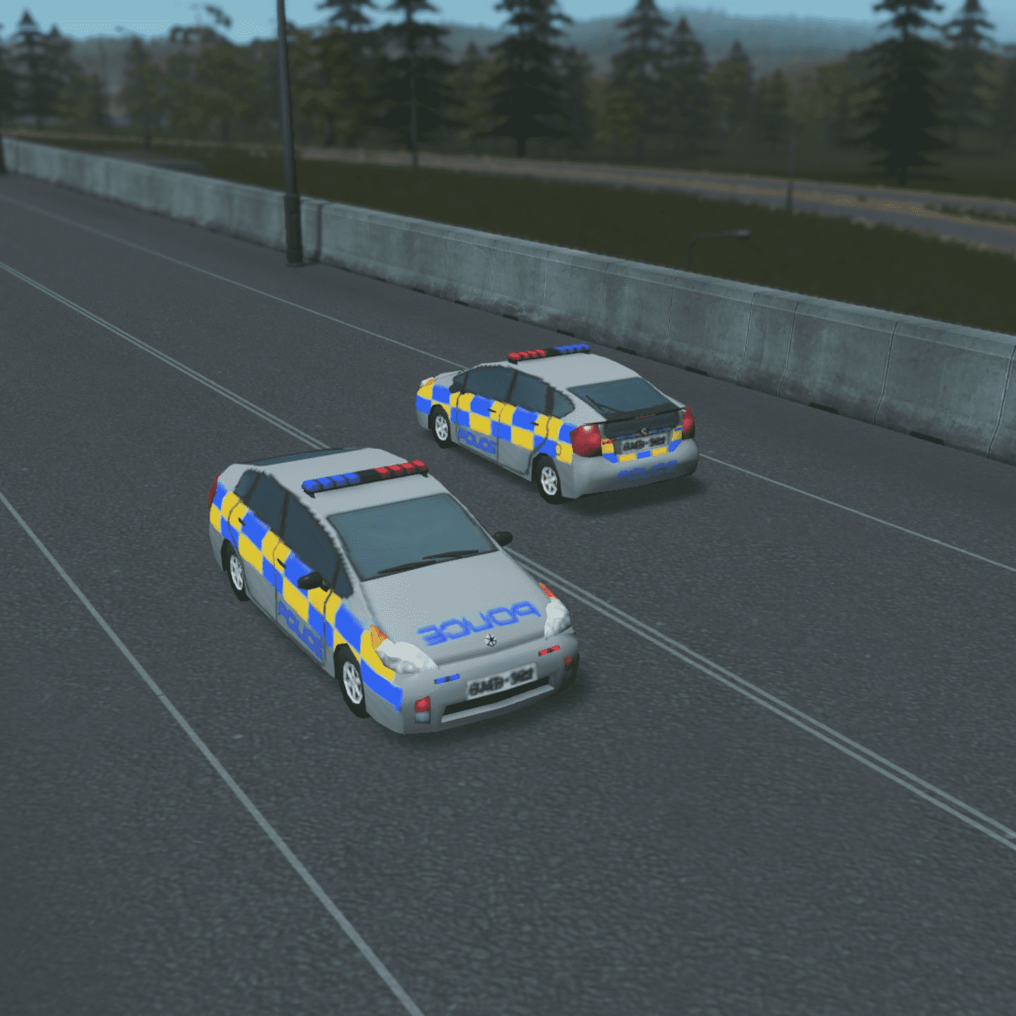 Electric Police Car