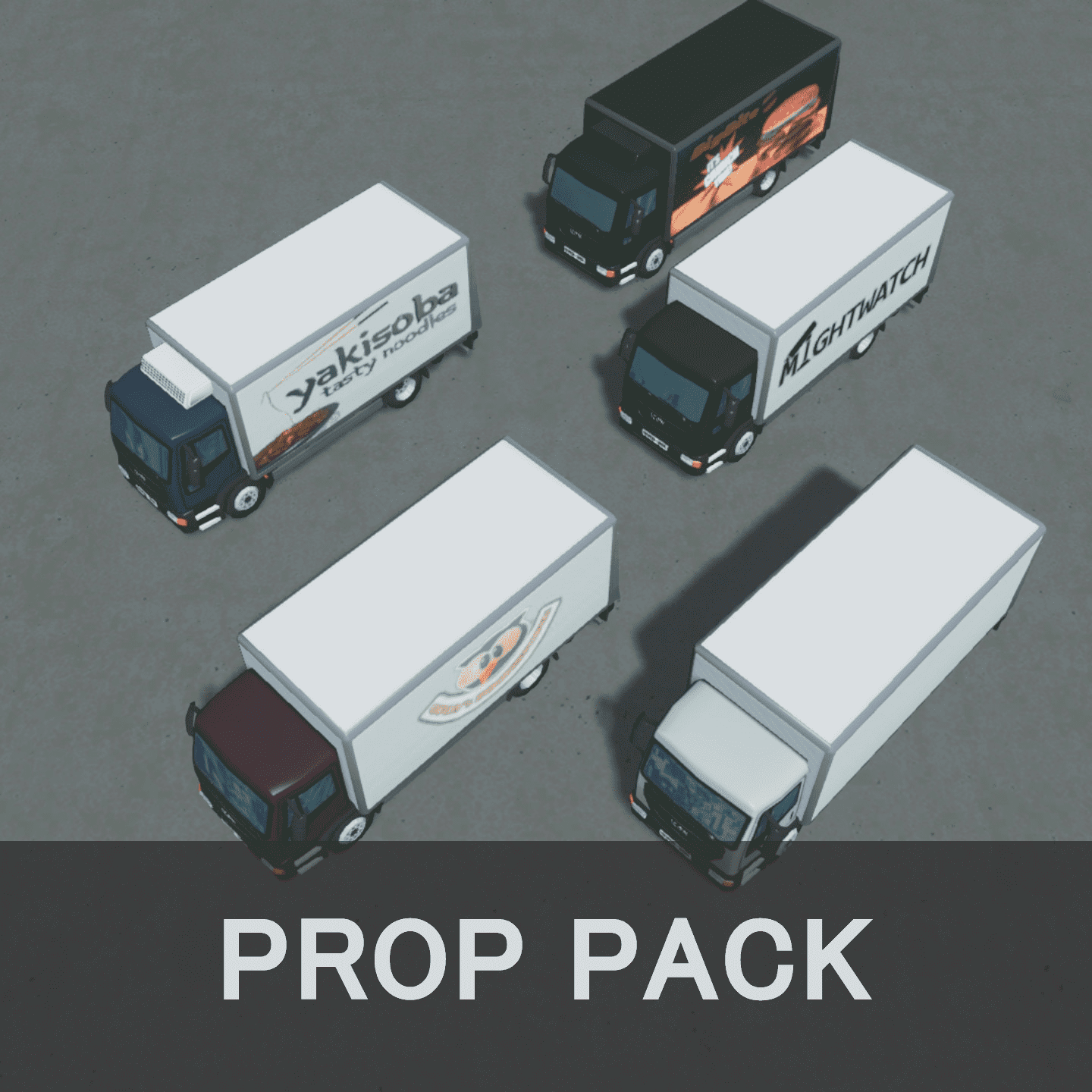 Delivery Trucks 1 - Prop Pack