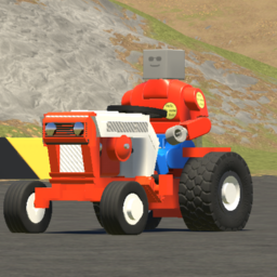 1966 Sears Suburban lawn tractor -Orange