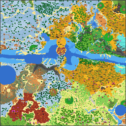 River that splits the world.