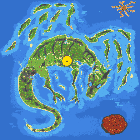 Original dragon, with damage