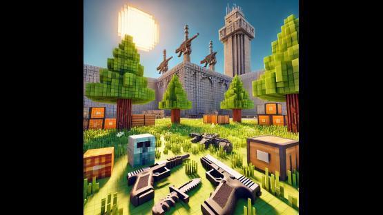 Minecraft AK-47 1v1 – Counter-Strike 2 Mod