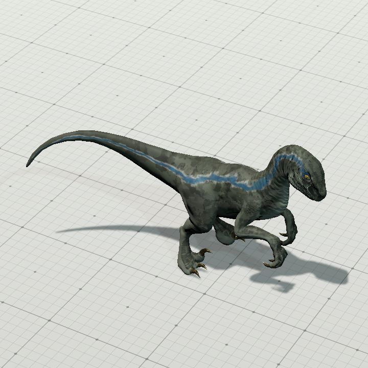 pbr_velociraptor_animated