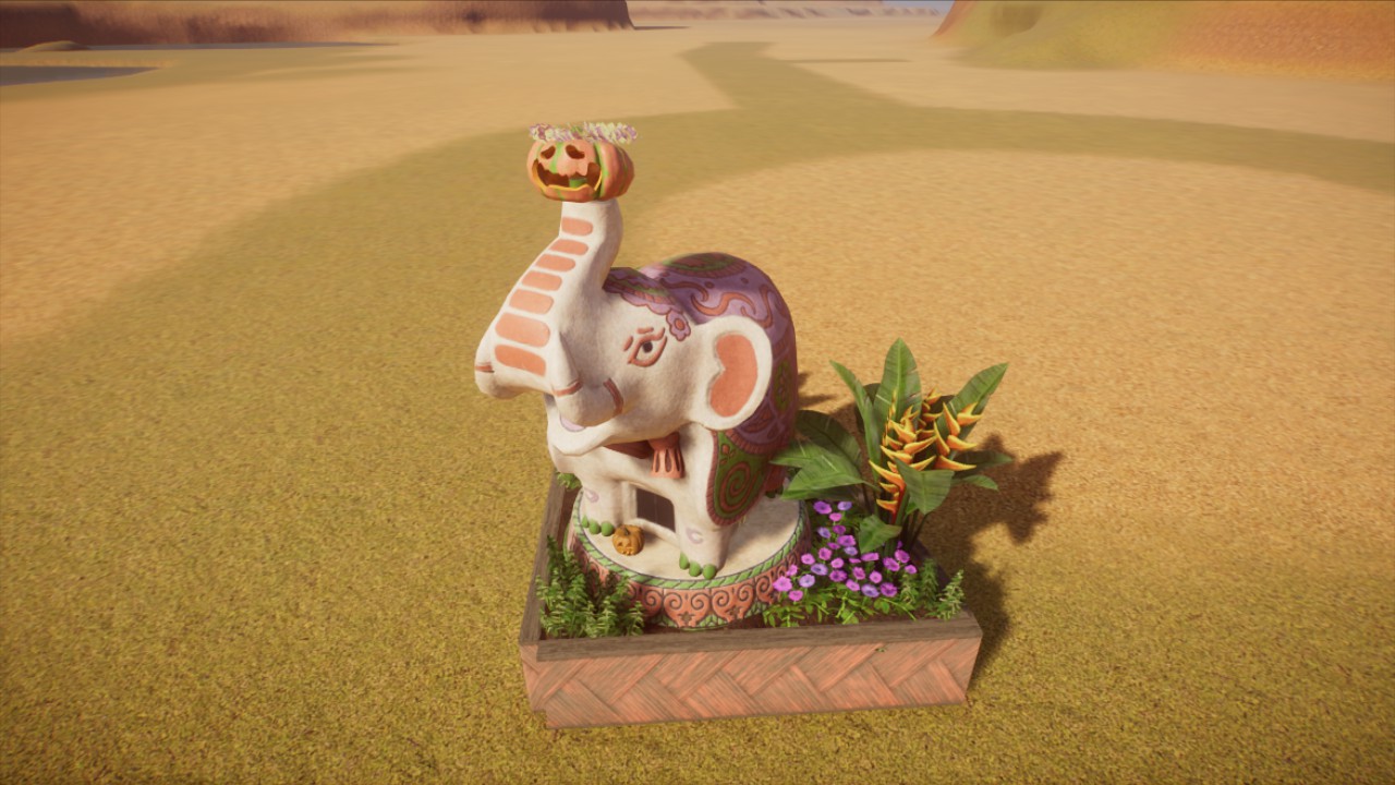 SH Halloween Elephant Planter