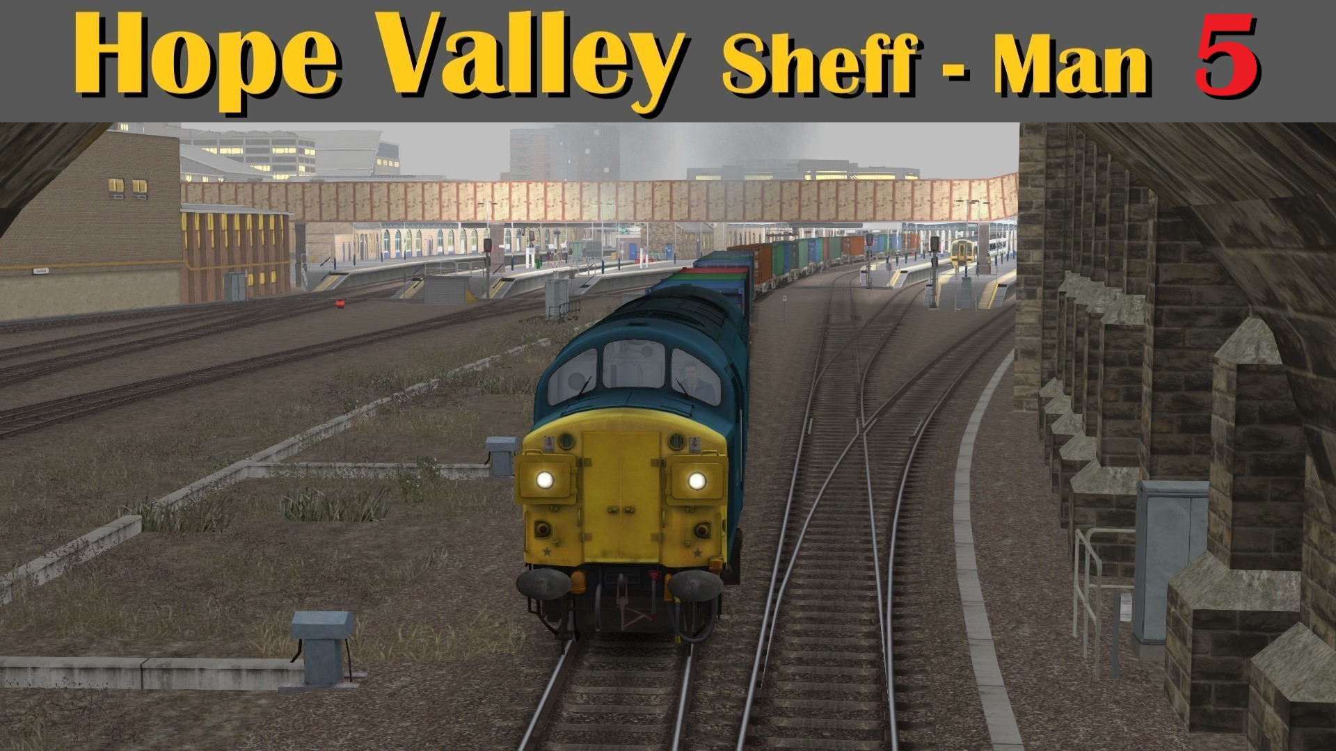 N.S1075 Hope Valley Line - Freight towards Chesterfield