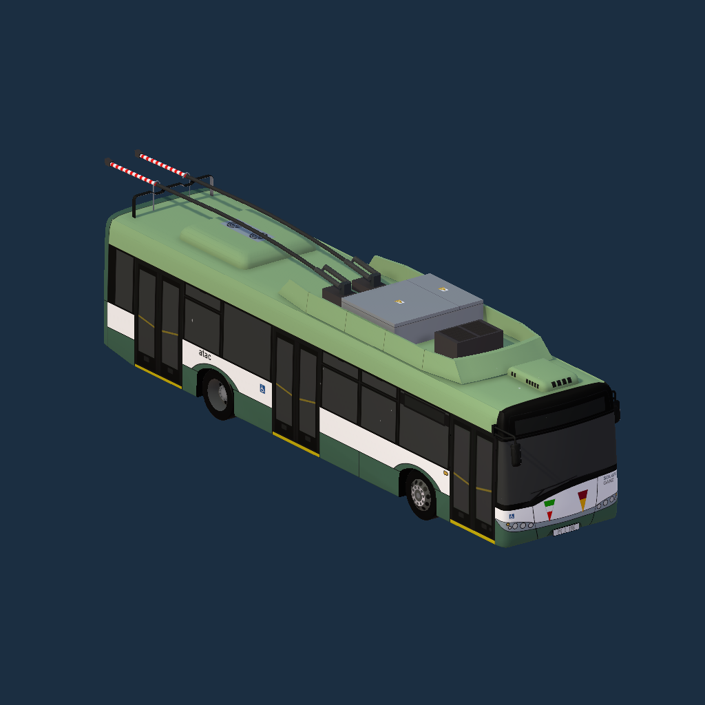 Rome (with pennants) - Solaris Trollino 12M (III)