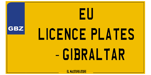 EU Licence Plates - #20 Gibraltar