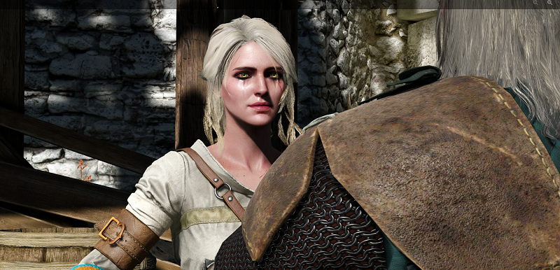 Ciri crying when returning to Kaer Morhen
