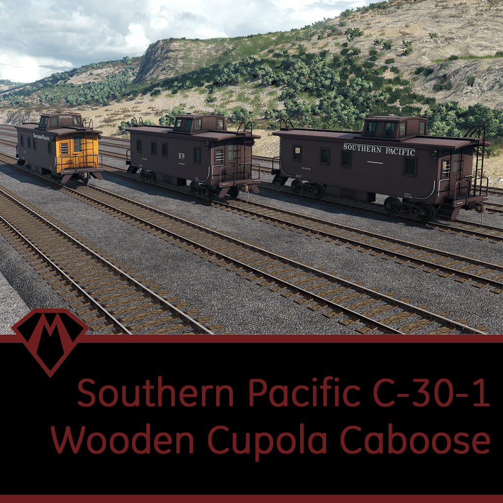 Southern Pacific C-30-1 Wooden Cupola Caboose