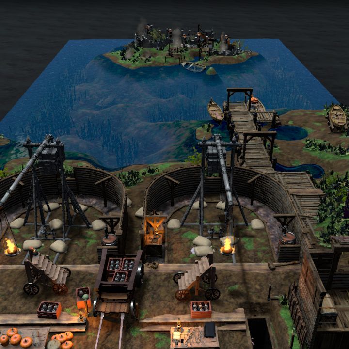 Trebuchet Dummies & Halloween Artillery, 54x30