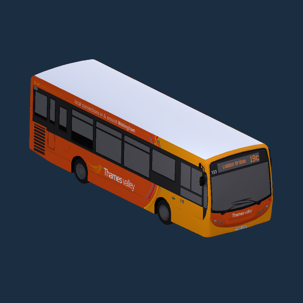 Thames Valley Buses 133 YX63 LGW Little Oranges TV Livery