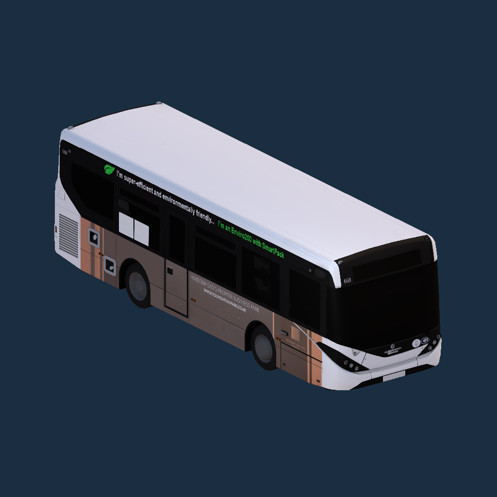Thames Valley Buses 668 YX17 NXA Foundation Park Livery