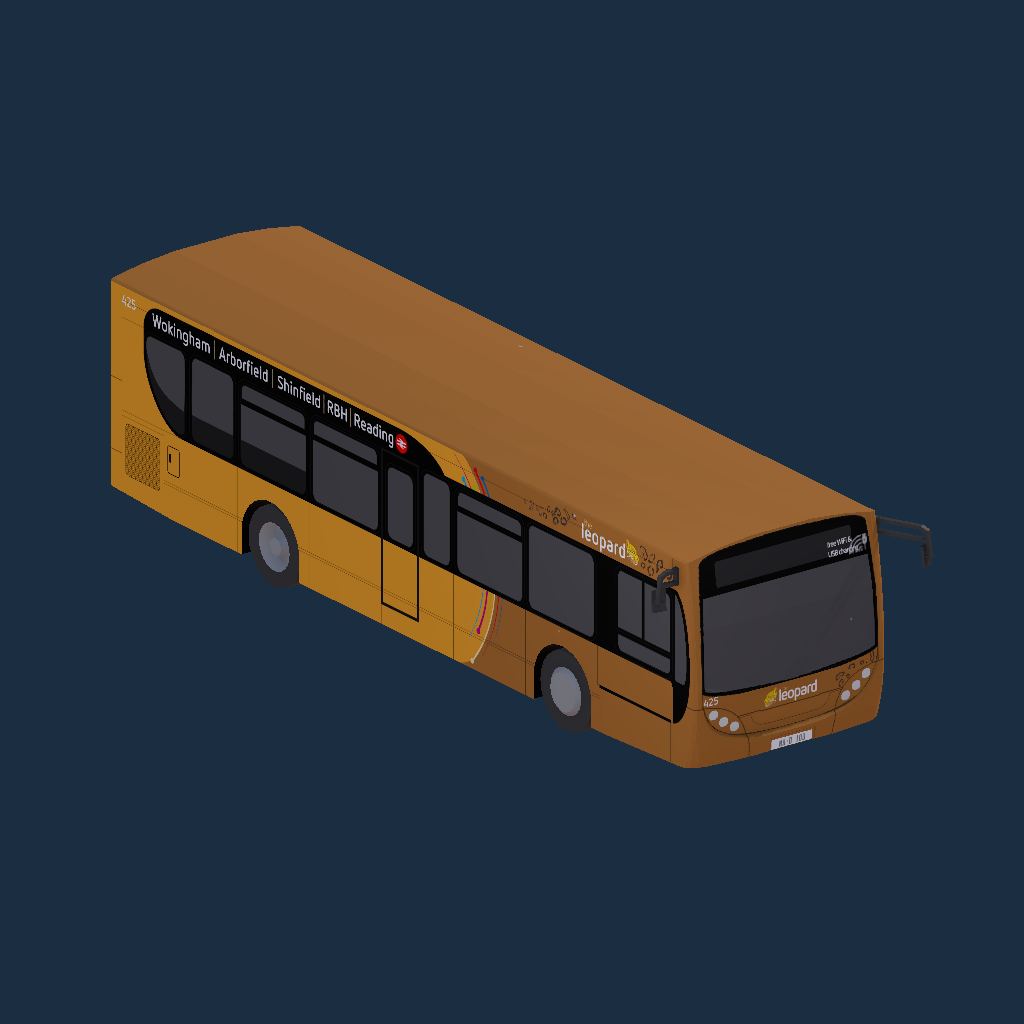 Reading Buses 425 YN14 MXU Leopard Orbits Livery