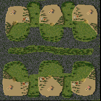 3v3 Pacman map