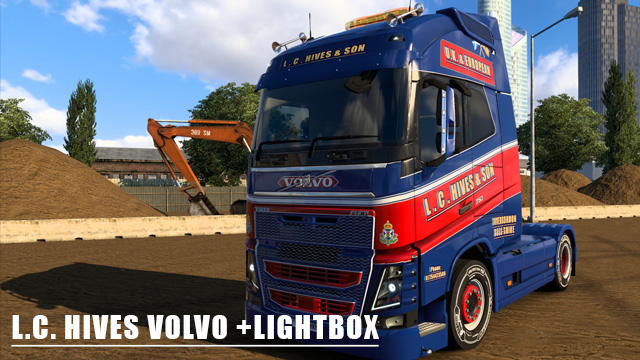 L.C. HIVES & SON VOLVO + LIGHTBOX