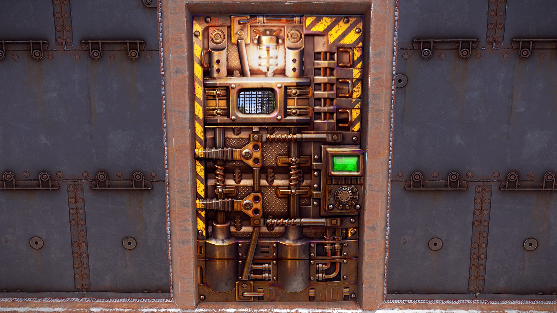 Junkernaught Metal Door