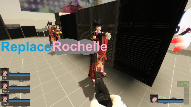 Nyotengu Replace Rochelle (Dead or Alive 5)
