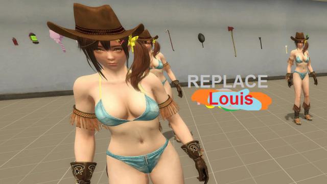 Misaki Denim Bikini COWGIRL {Replaces Louis}
