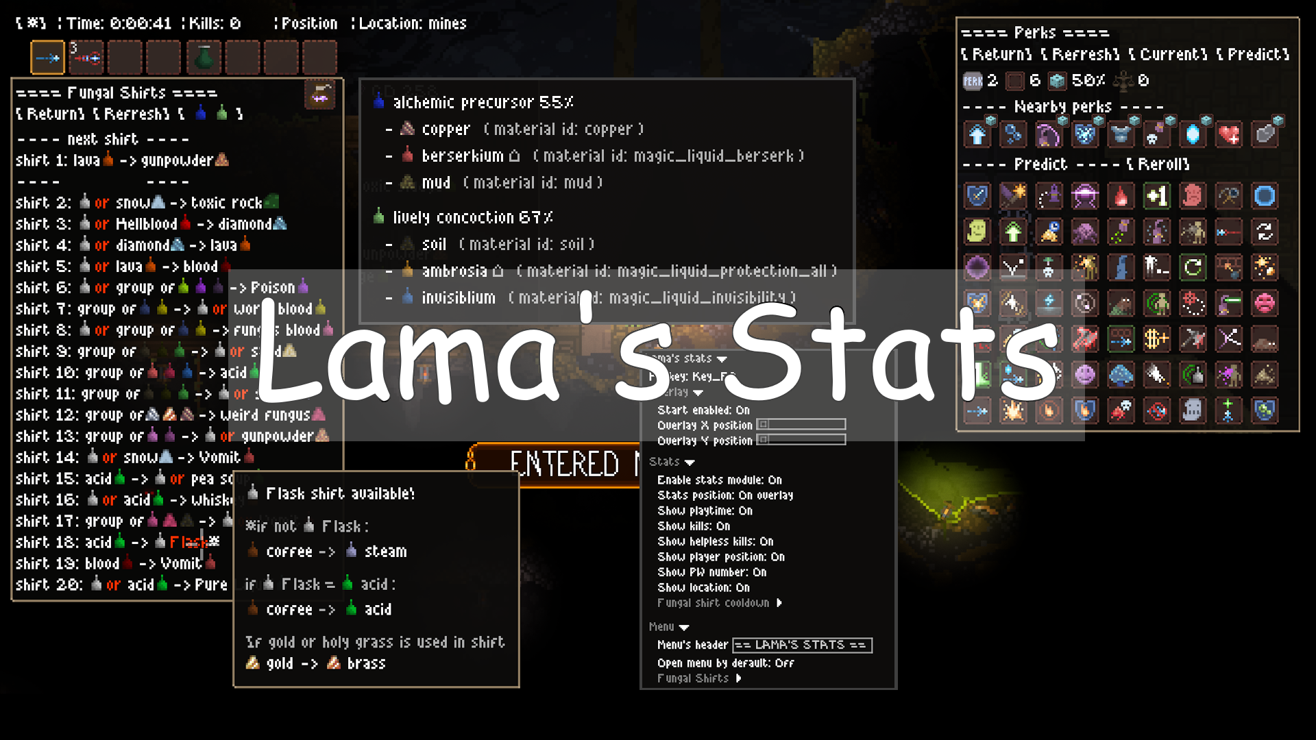 Lama's Stats