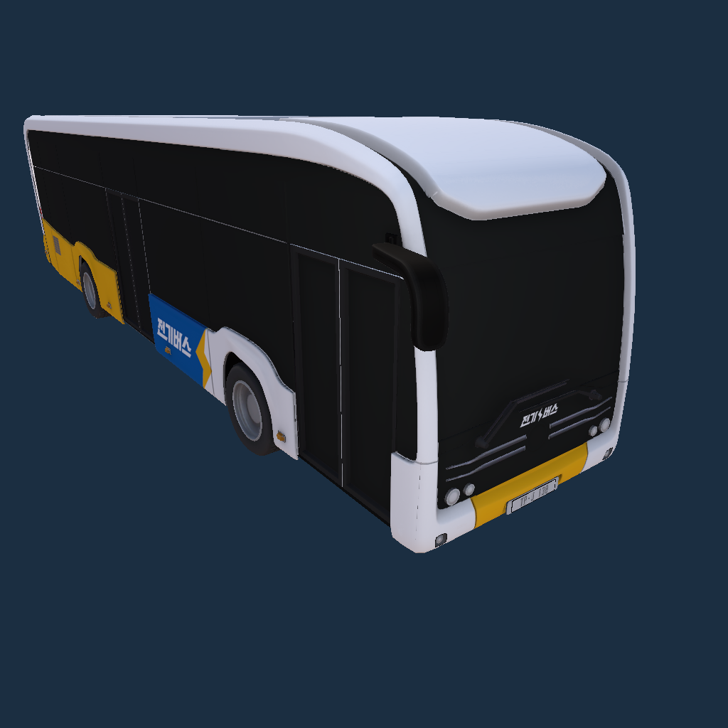 [Korea]E-citaro 경기도 전기버스 색상 (마을)