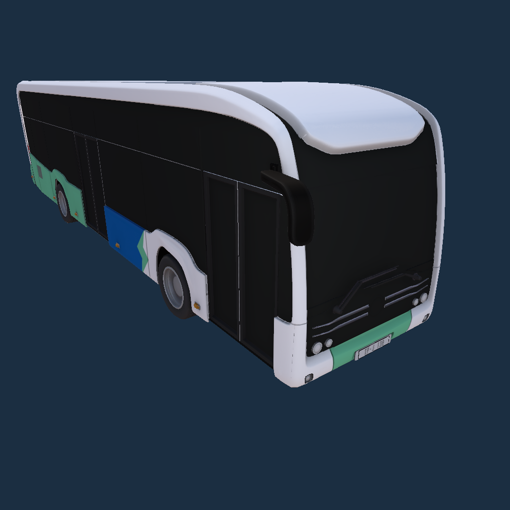 [Korea]E-citaro 경기도 전기버스 색상 (시내 무로고)