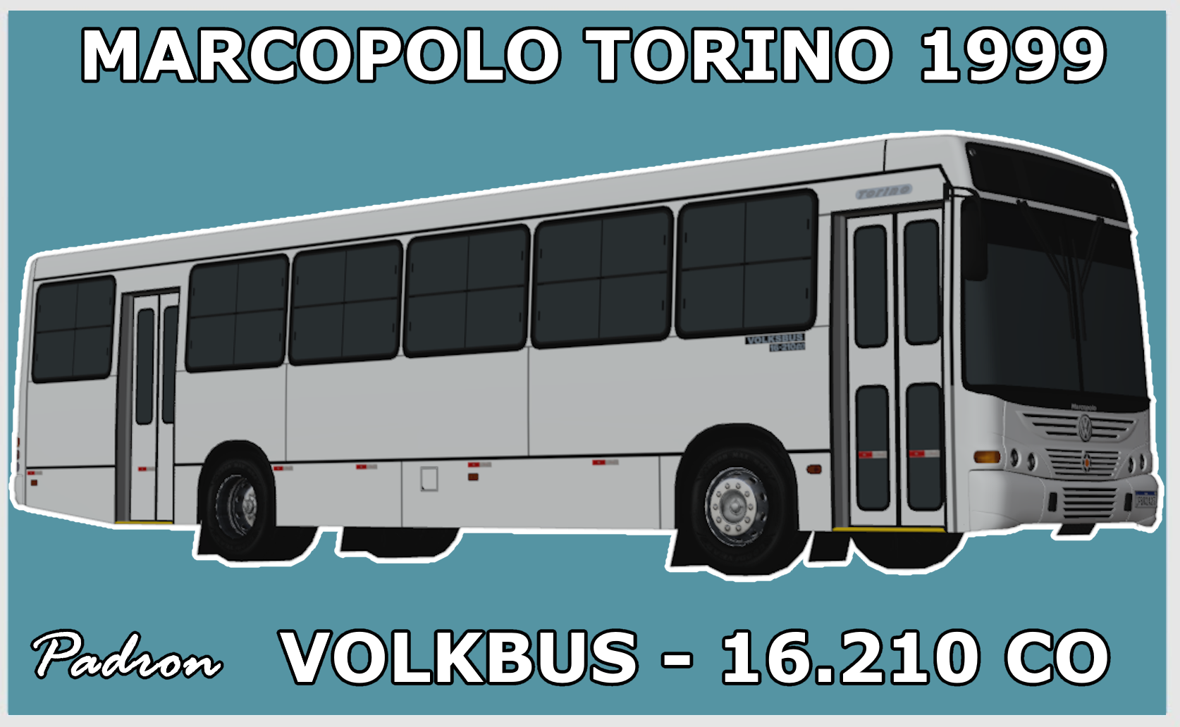 Marcopolo Torino 1999 - Volksbus 16.210 CO - (Padrão Belém)