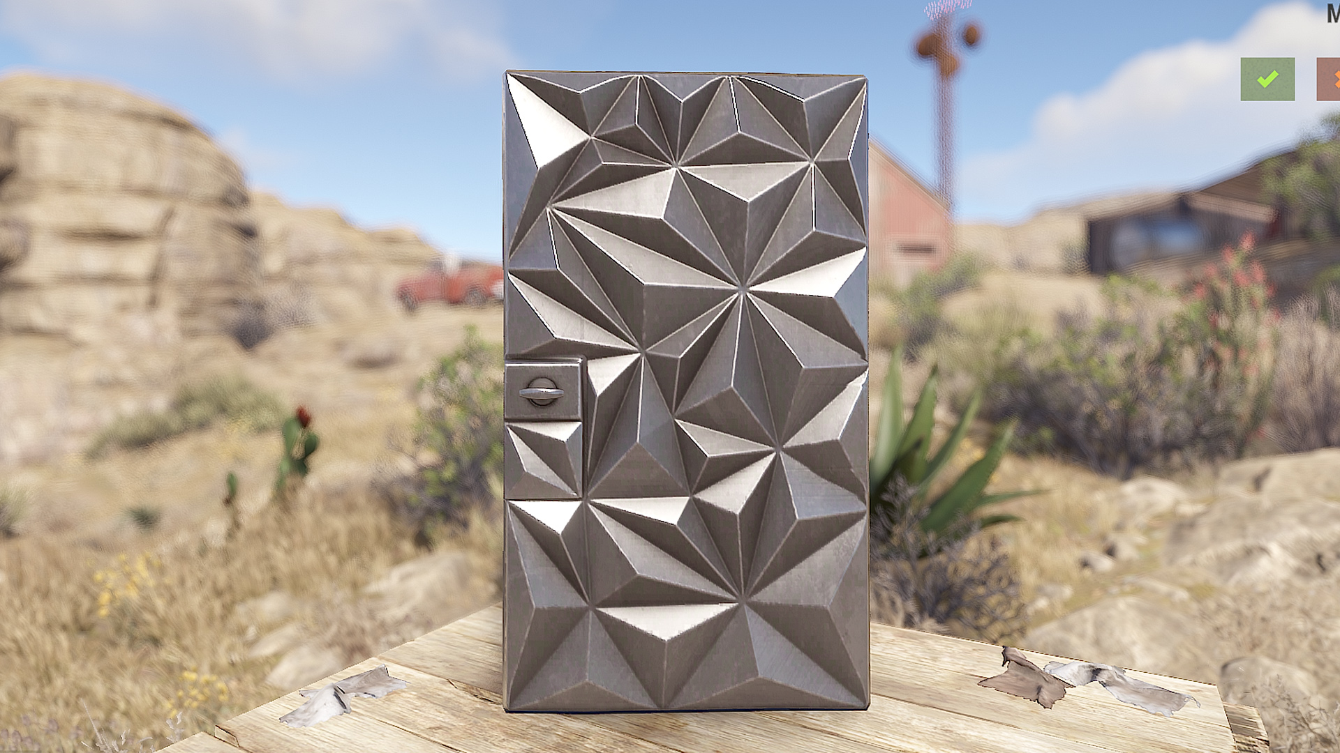 Facet Sheet Metal Door