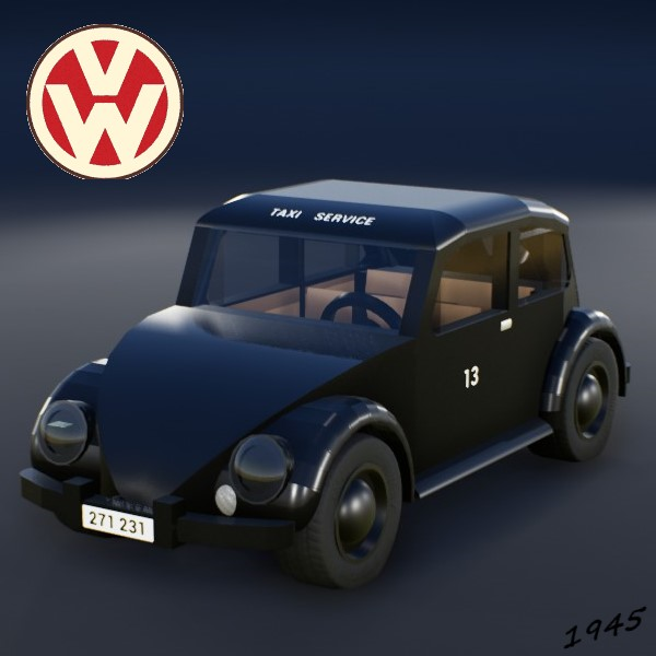 1945 Volkswagen Beetle Taxi