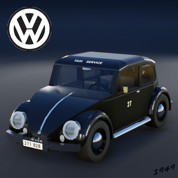 1949 Volkswagen Beetle Taxi