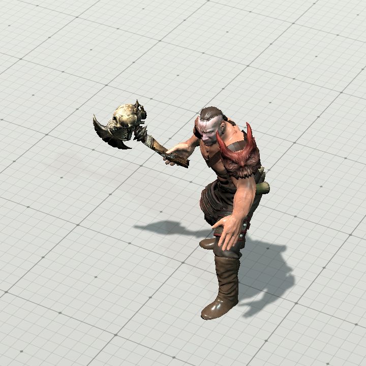 Barbarian Brute {Animated}