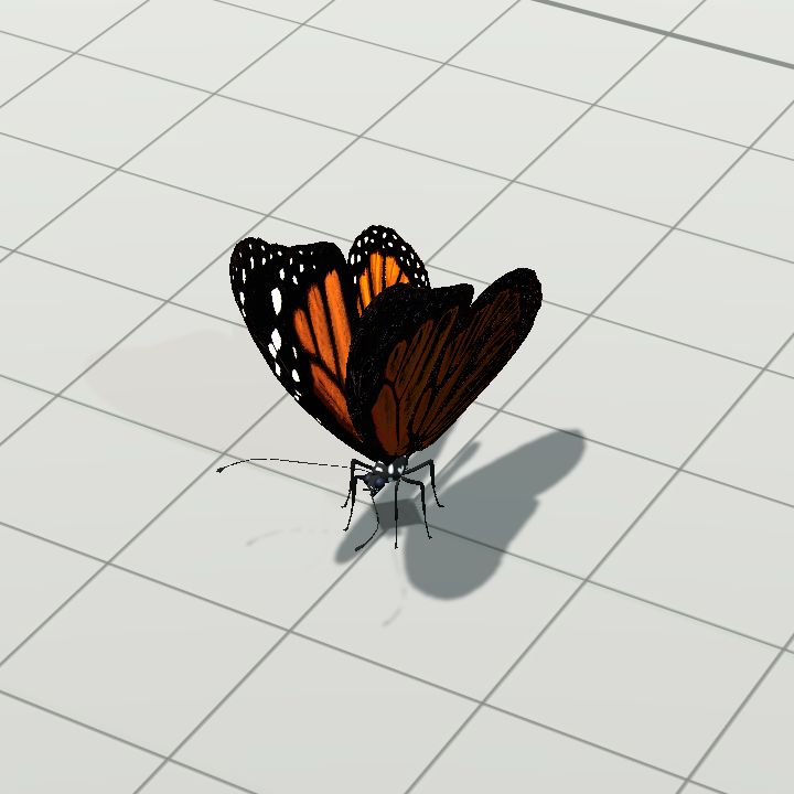 Butterfly, Monarch {Multi-Animated}