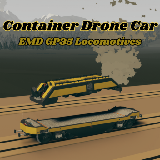 Container Drone Car - EMD GP35 Locomotives