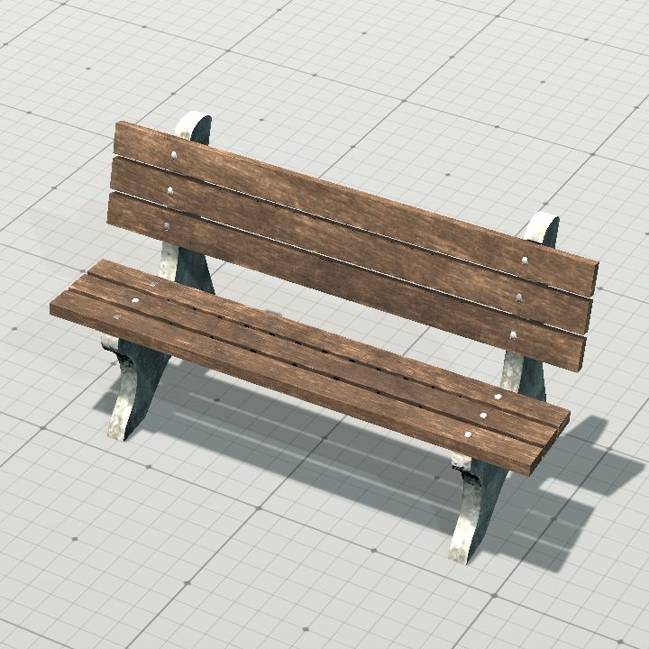 concrete bench