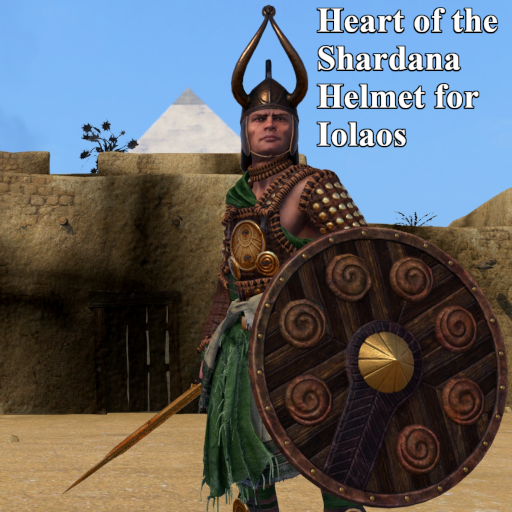 Heart of the Shardana Helmet for Iolaos