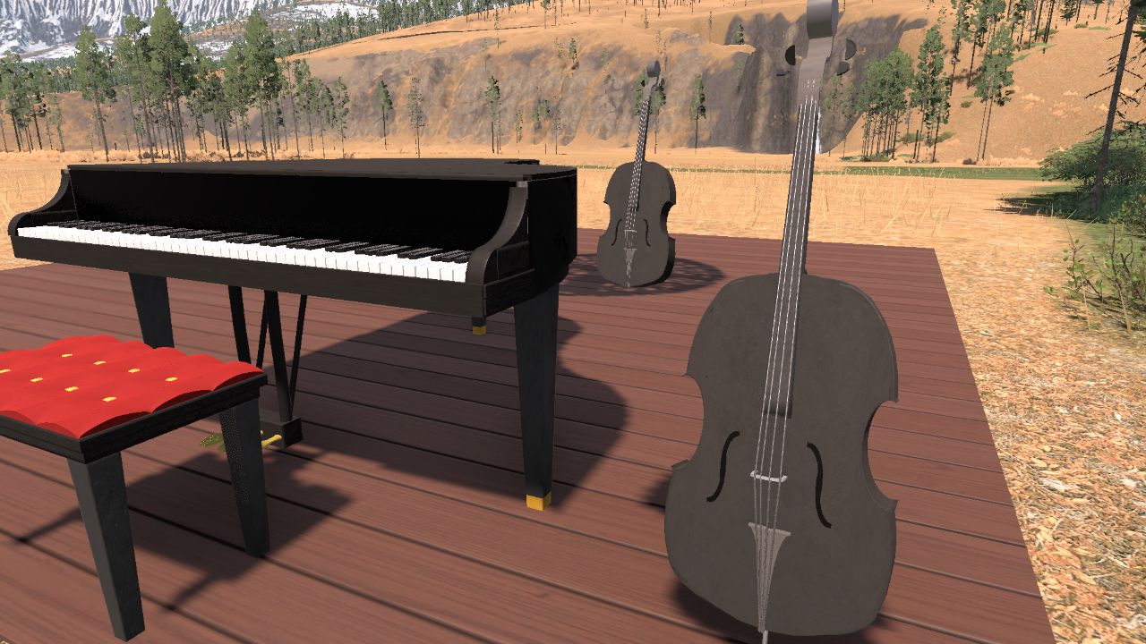 cello and violin